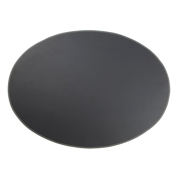 Ørskov individual de mesa em couro oval - preto - Ørskov