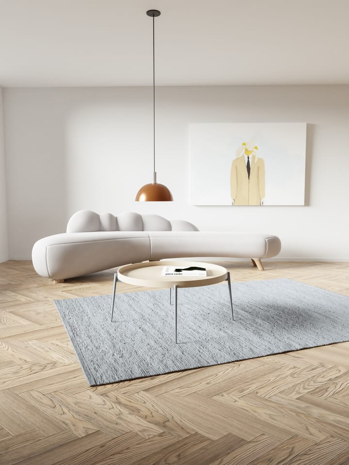 Tapete Algodão 140x200 cm - light grey (cinza claro) - Rug Solid