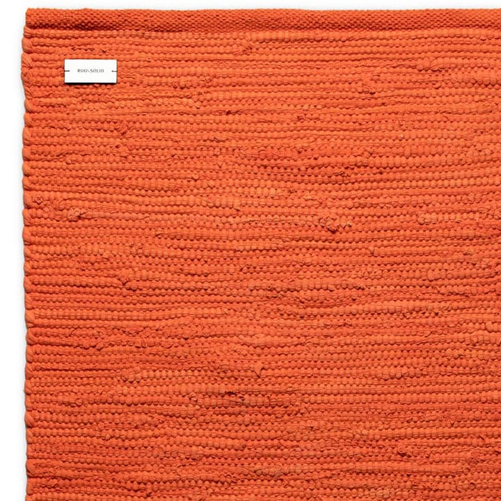 Tapete Algodão 140x200 cm - solar orange (laranja) - Rug Solid