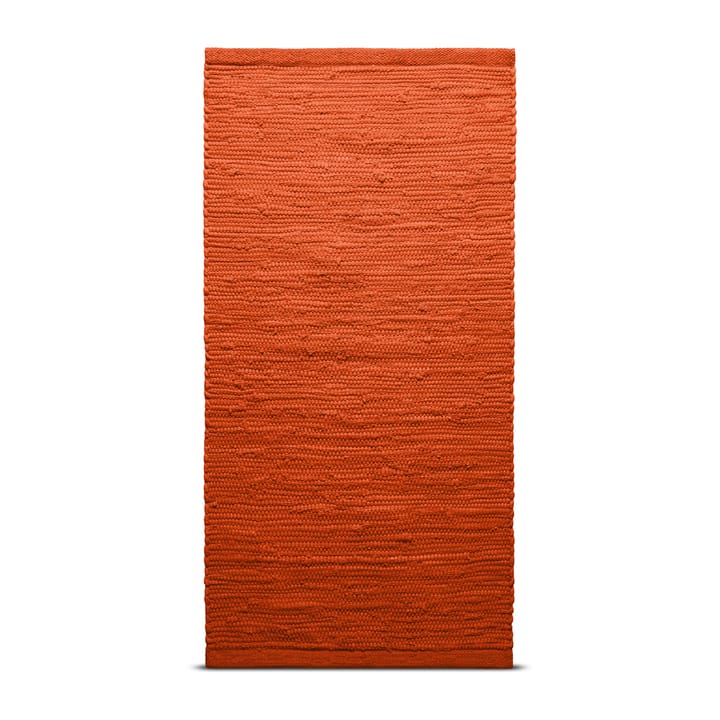 Tapete Algodão 140x200 cm - solar orange (laranja) - Rug Solid