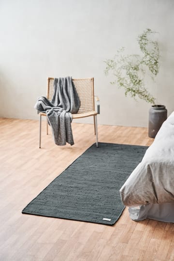 Tapete Algodão 60x90 cm - steel grey (cinza) - Rug Solid