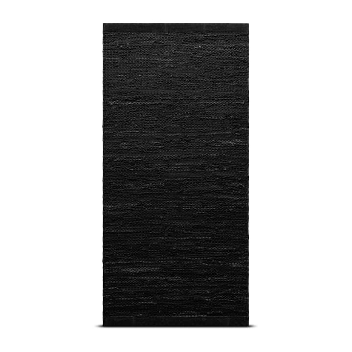 Tapete Leather 140x200 cm - black (preto) - Rug Solid