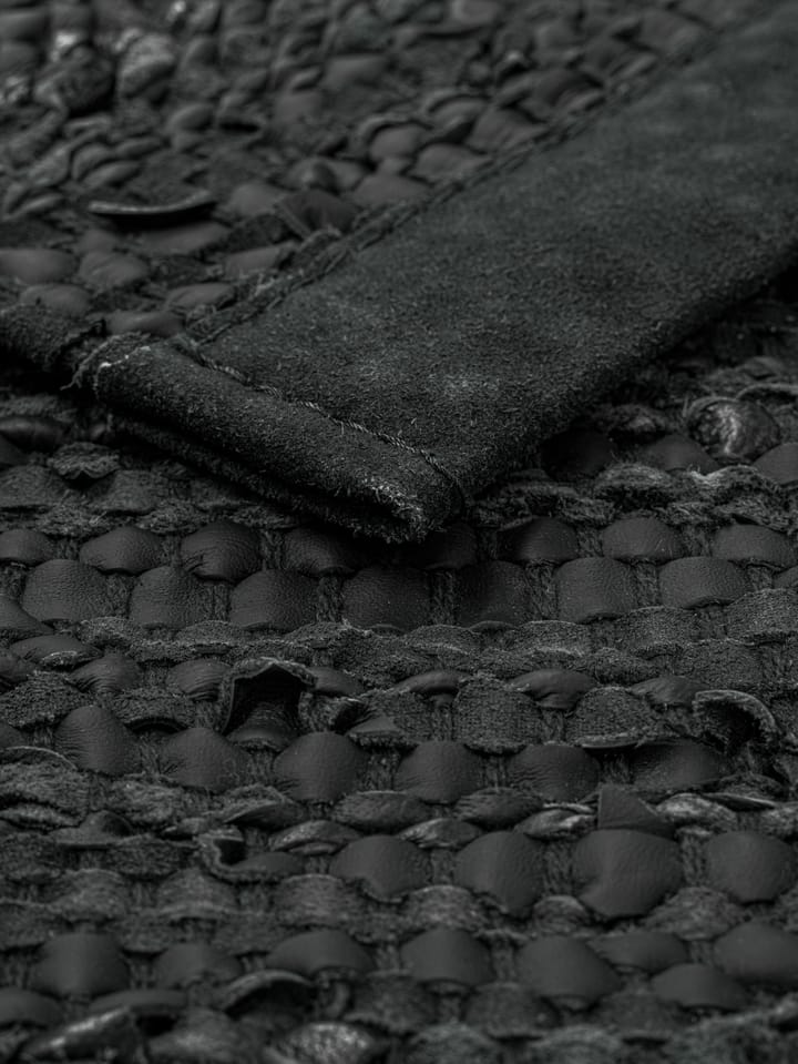 Tapete Leather 140x200 cm - dark grey (cinza escuro) - Rug Solid