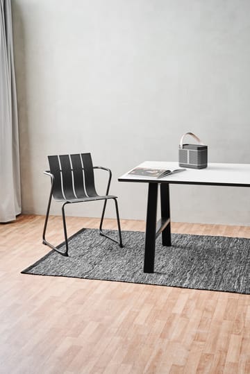 Tapete Leather 140x200 cm - dark grey (cinza escuro) - Rug Solid