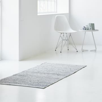 Tapete Leather 75x200 cm - light grey (cinza claro) - Rug Solid