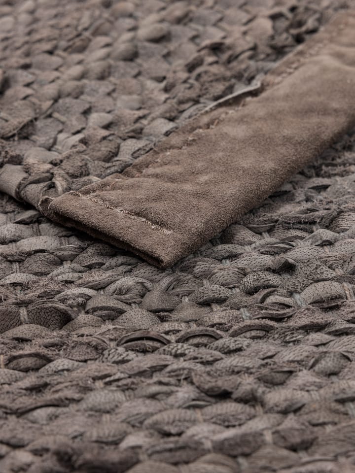 Tapete Leather 75x200 cm - wood (castanho) - Rug Solid