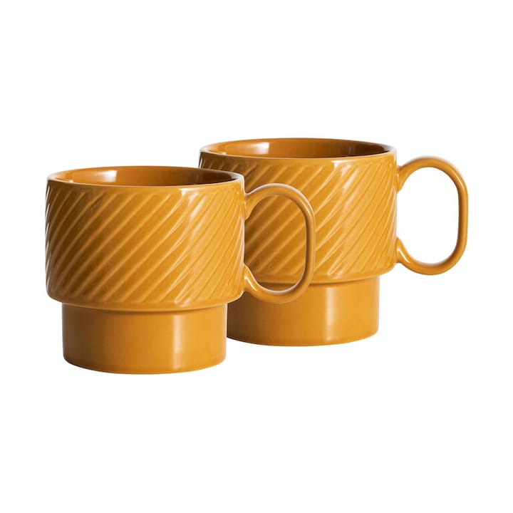 Caneca Coffee & More, 2 un. - Amarelo - Sagaform