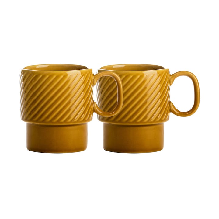 Caneca Coffee & More, 2 un. - Amarelo - Sagaform