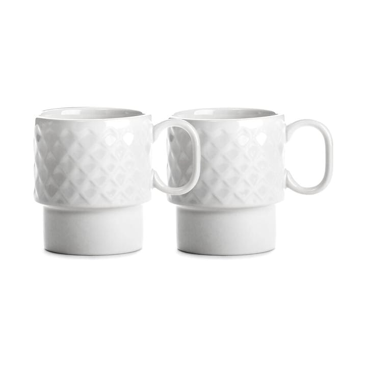 Caneca Coffee & More, 2 un. - Branco - Sagaform