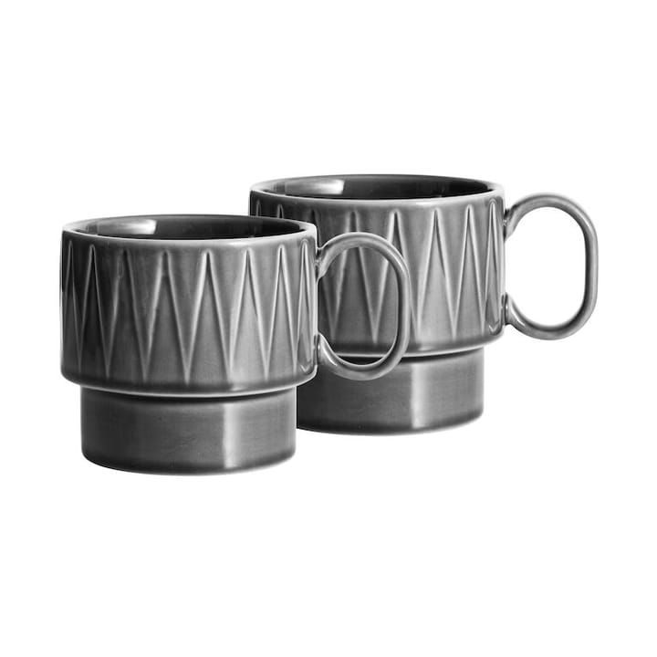 Caneca Coffee & More, 2 un. - Cinza - Sagaform