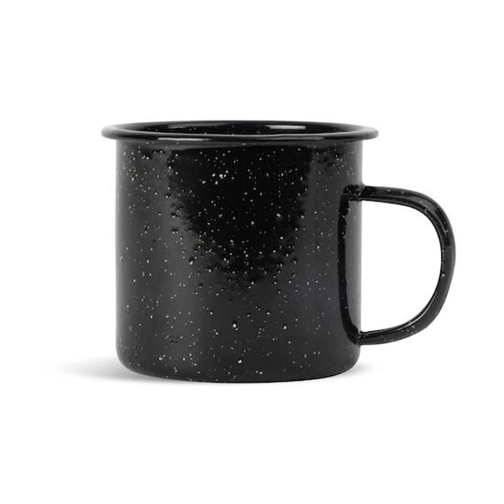 Caneca esmaltaldo Doris 35 cl - Preto  - Sagaform