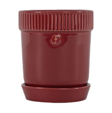 Pote para ervas Elise Ø11 cm - Vermelho vinho - Sagaform