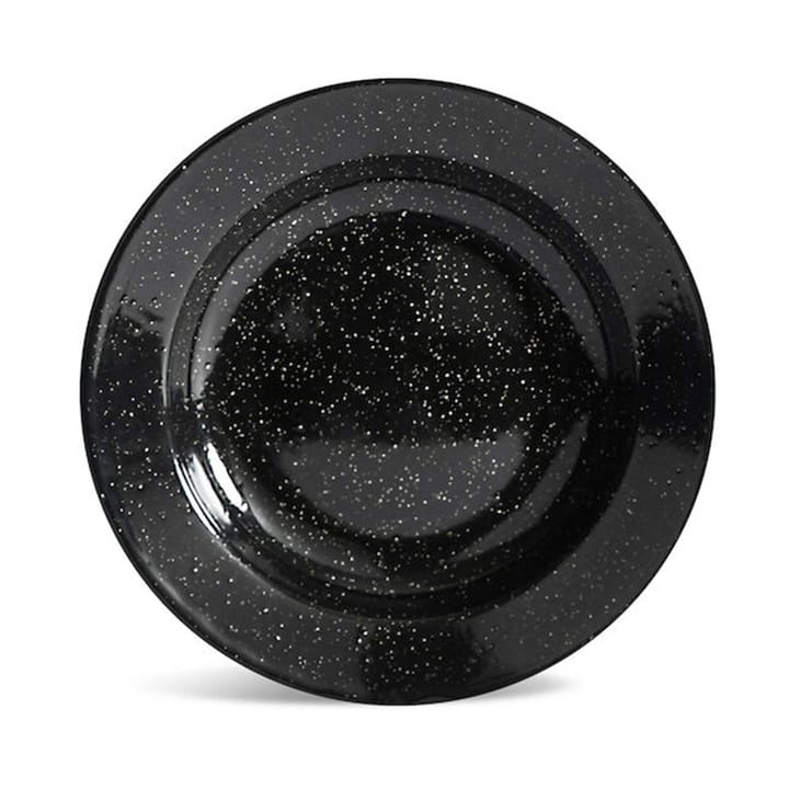 Prato esmaltaldo Doris Ø20 cm - Preto  - Sagaform