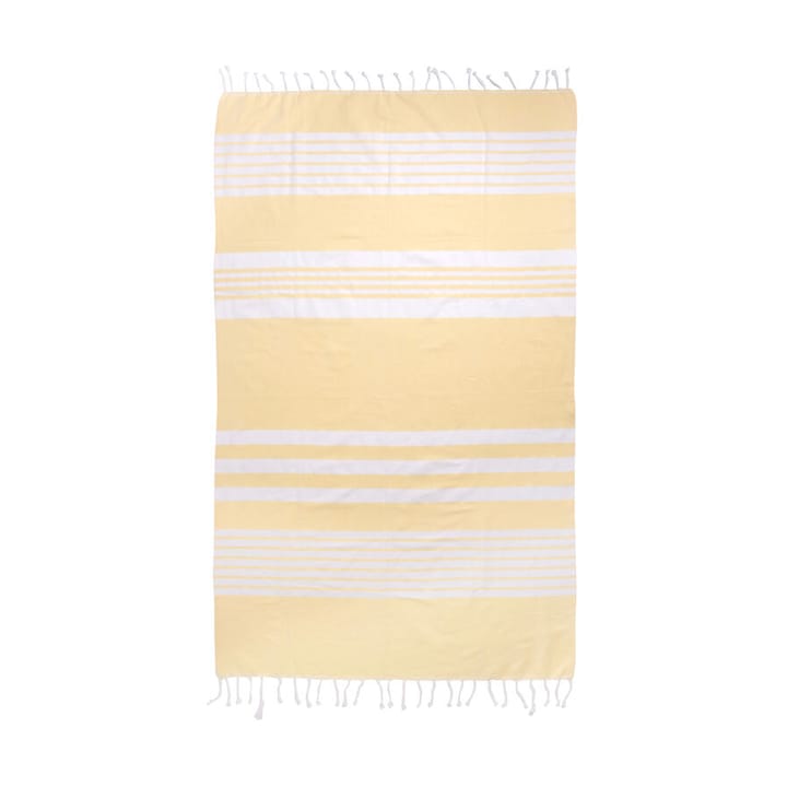 Toalha listrada Ella hamam 90x170 cm - Amarelo - Sagaform