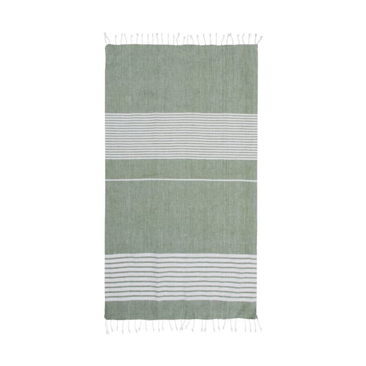 Toalha listrada Ella hamam 90x170 cm - Verde - Sagaform