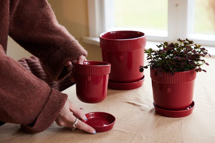 Vaso Elise M Ø17 cm - Vermelho vinho - Sagaform