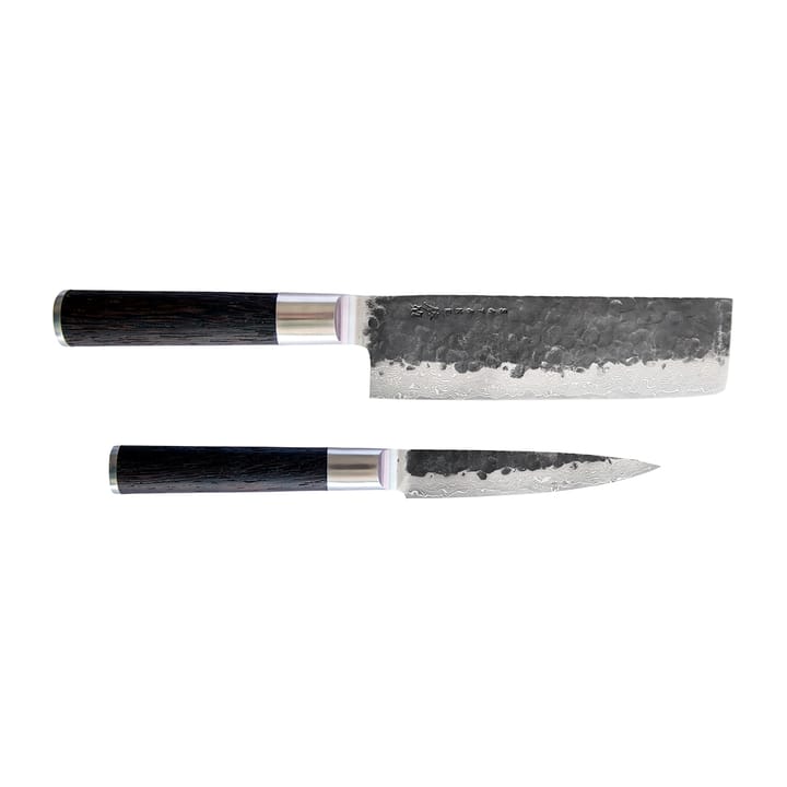 Kuro Nakiri 18 cm com Petty 11 cm, 2 peças  Satake