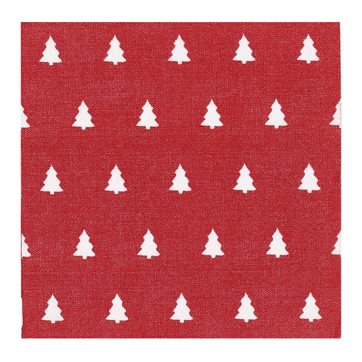 Guardanapo de linho 33x33 cm 20 unidades - Red - Scandi Essentials