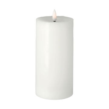 Vela LED Bright Melt 17,5 cm - Branco - Scandi Essentials