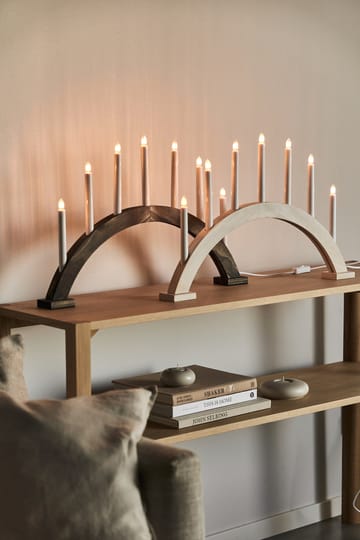 Arco de velas de advento Sky 41 cm - Tingimento escuro - Scandi Living