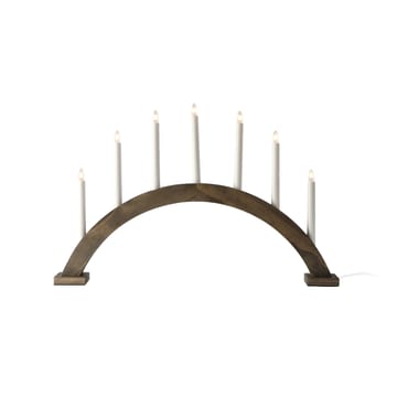 Arco de velas de advento Sky 41 cm - Tingimento escuro - Scandi Living