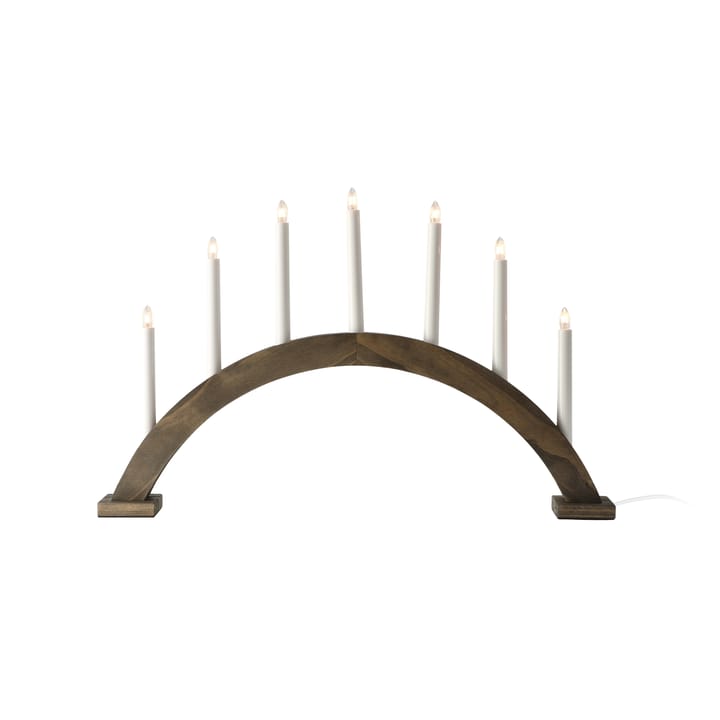 Arco de velas de advento Sky 41 cm, Tingimento escuro Scandi Living