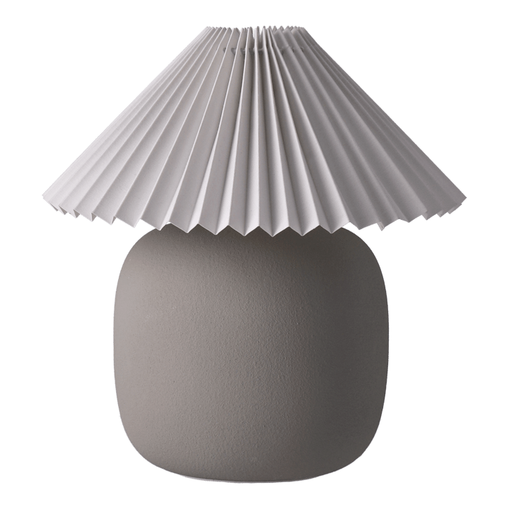 Candeeiro de mesa Boulder 29 cm grey-pleated white - Base de candeeiro - Scandi Living