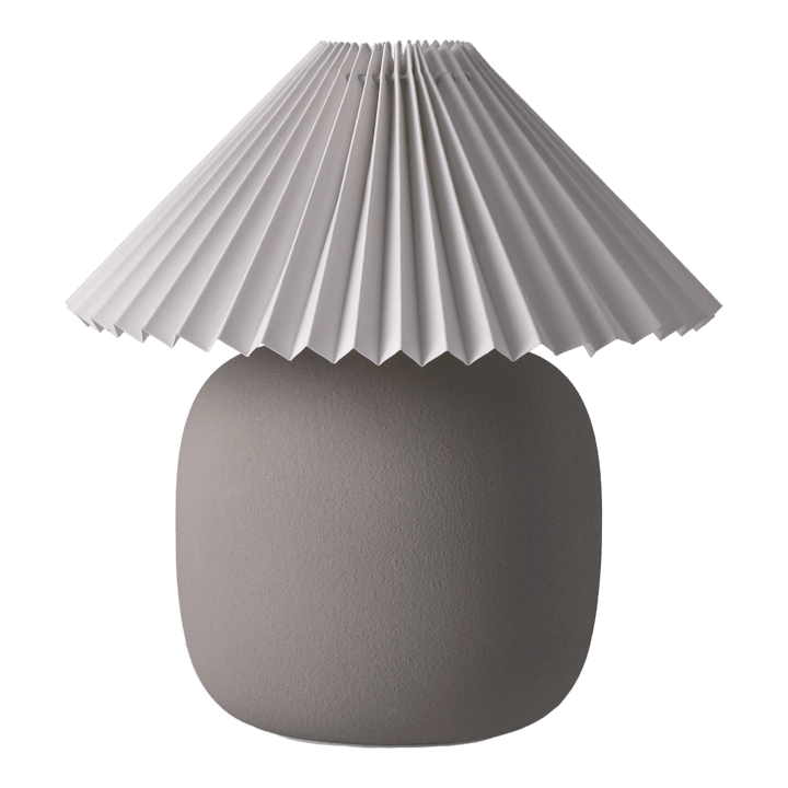 Candeeiro de mesa Boulder 29 cm grey-pleated white - undefined - Scandi Living