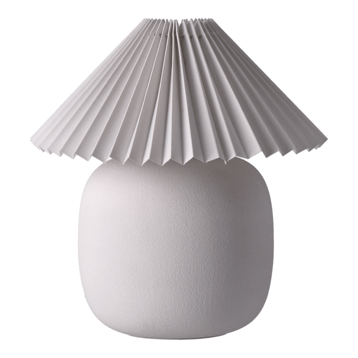 Candeeiro de mesa Boulder 29 cm white-pleated white - undefined - Scandi Living