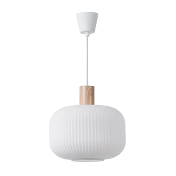 Candeeiro de teto Fair Ø30 cm - Vidro fosco-freixo - Scandi Living