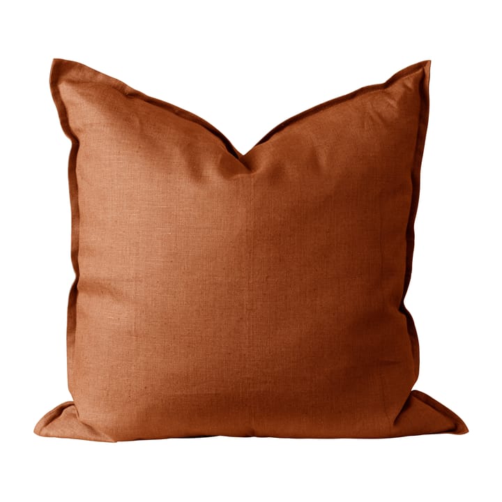 Capa de almofada de linho Calm 50x50 cm - Rust - Scandi Living