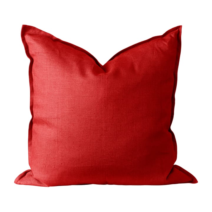 Capa de almofada de linho Calm 50x50 cm - Vermelho - Scandi Living