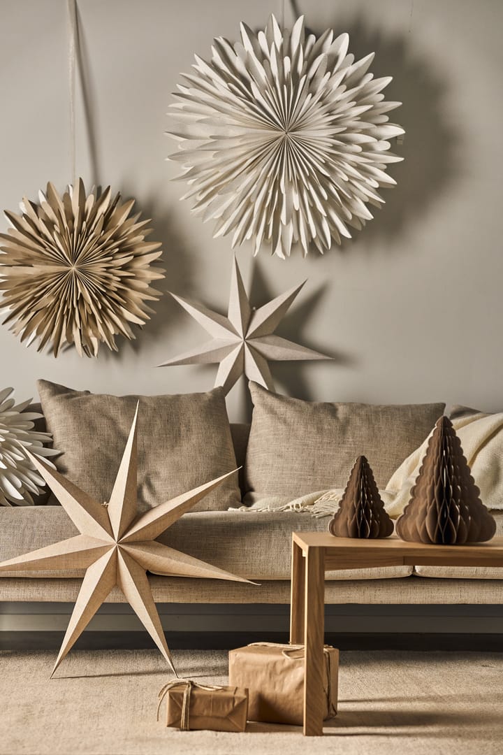 Estrela de Natal branca Bare, 60 cm Scandi Living