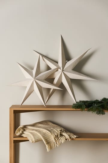 Estrela de Natal branca Bare - 80 cm - Scandi Living