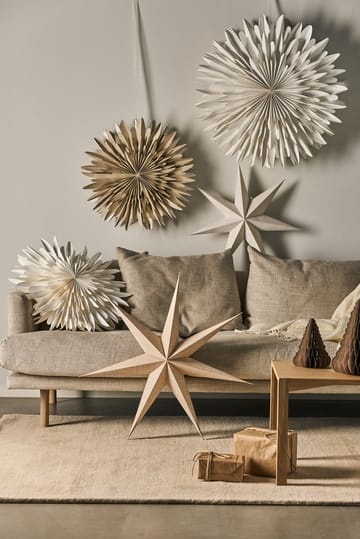 Estrela de Natal branca com pontos Luna - 80 cm - Scandi Living