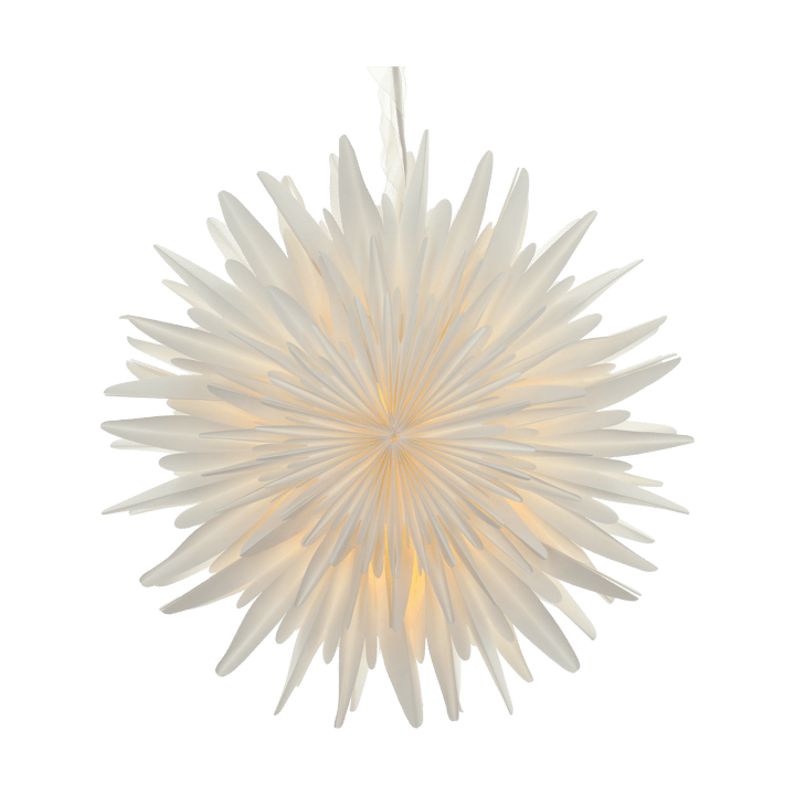 Estrela de Natal branca Luna - 45 cm - Scandi Living