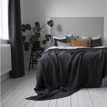 Lençóis de cama Moss 160x260 cm - charcoal (cinza) - Scandi Living