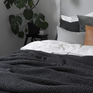 Lençóis de cama Moss 160x260 cm - charcoal (cinza) - Scandi Living