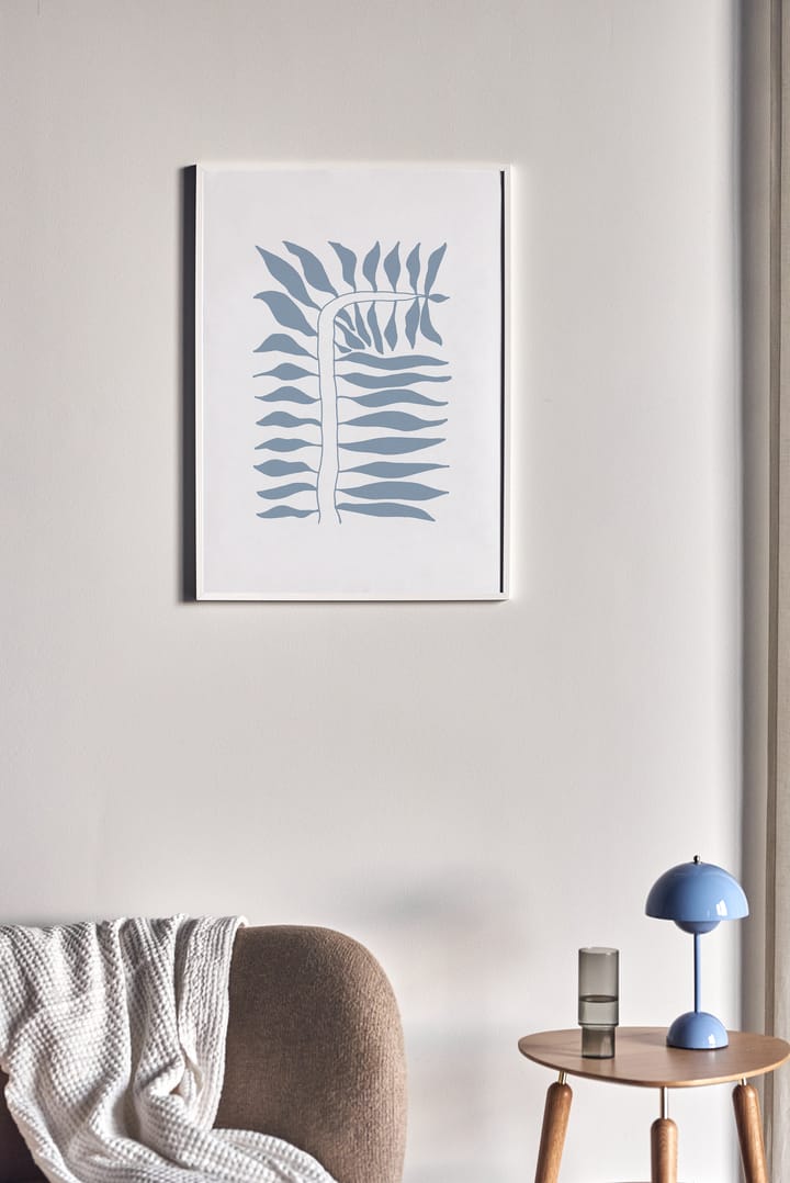 Póster Seeding azul - 40x50 cm - Scandi Living