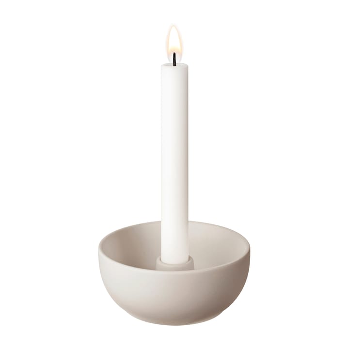 Suporte de velas Valley Ø12 cm - Bege - Scandi Living