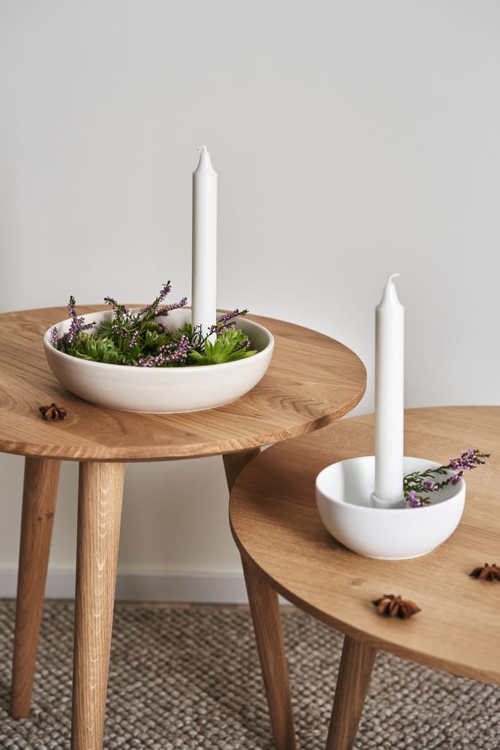 Suporte de velas Valley Ø21 cm - Bege - Scandi Living