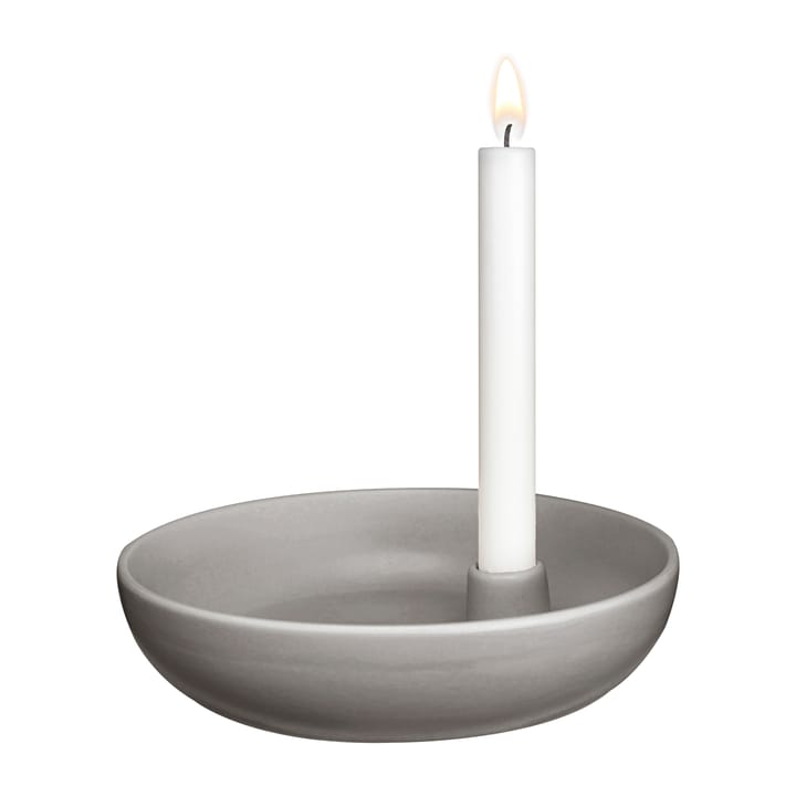 Suporte de velas Valley Ø21 cm - cinza - Scandi Living