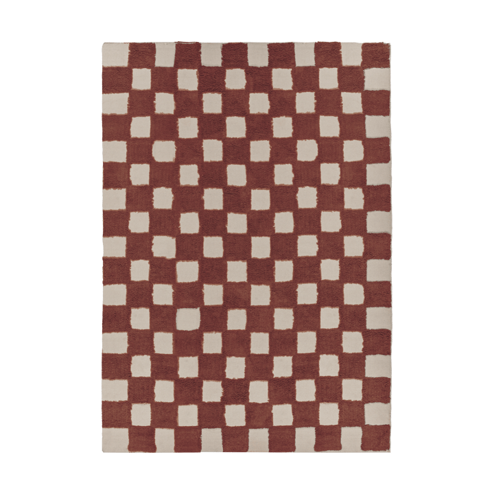 Tapete Checker Play 170x240 cm - Cocoa - Scandi Living