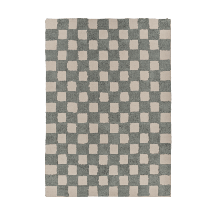 Tapete Checker Play 170x240 cm - Verde - Scandi Living