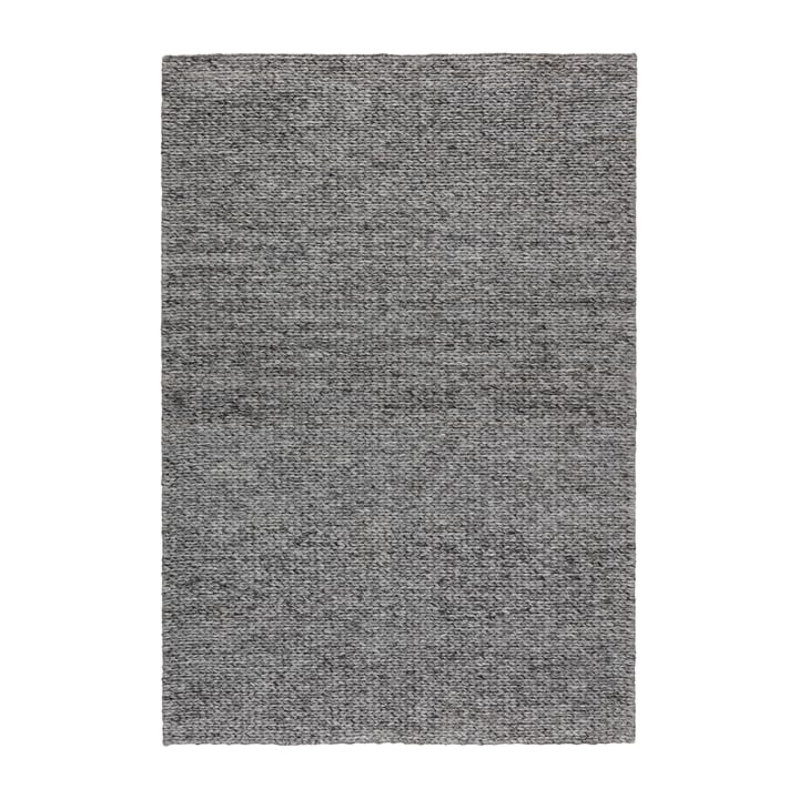 Tapete de lã Braided cinza escuro - 170x240 cm - Scandi Living