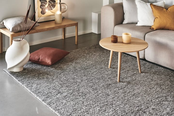 Tapete de lã Braided natural cinza, 170x240 cm Scandi Living