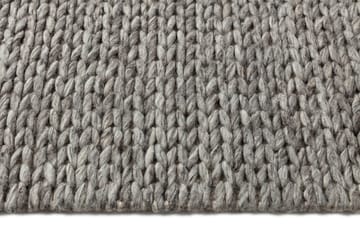 Tapete de lã Braided natural cinza - 200x300 cm - Scandi Living