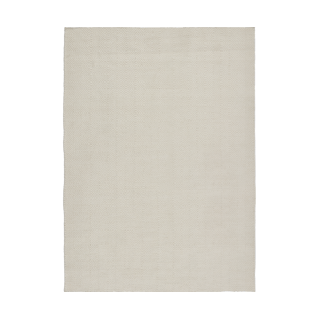 Tapete de lã Furrow natural branco - 170x240 cm - Scandi Living