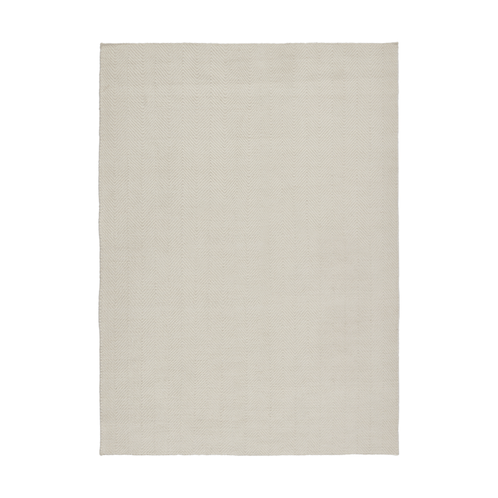 Tapete de lã Furrow natural branco, 170x240 cm Scandi Living