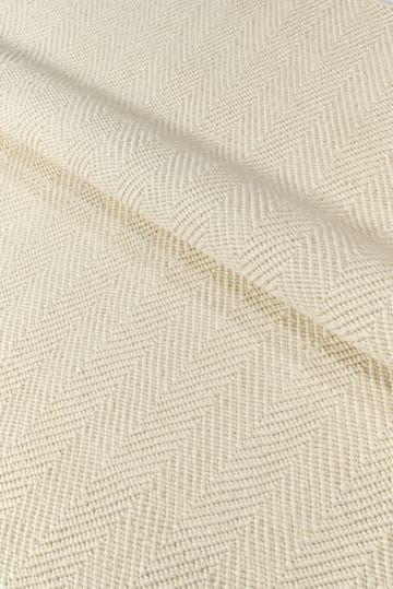 Tapete de lã Furrow natural branco - 80x240 cm - Scandi Living